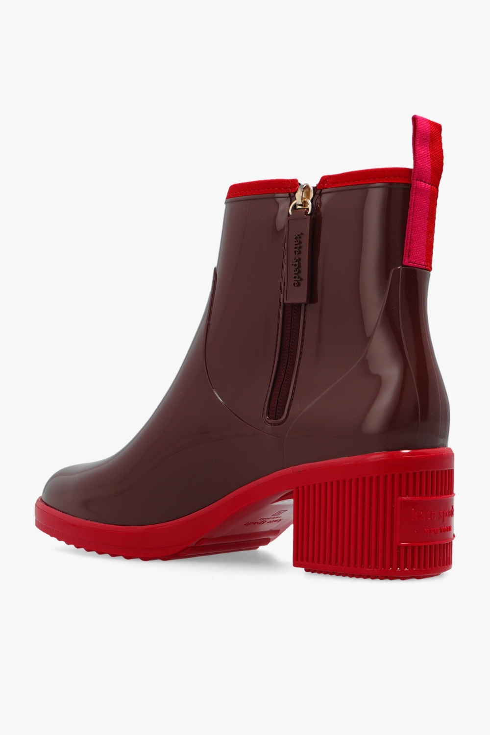 Kate spade red rain boots hotsell